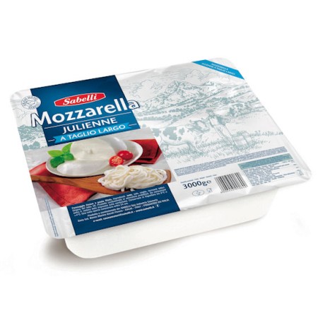MOZZARELLA'SABELLI'JULIENNE GROSSO KG.3
